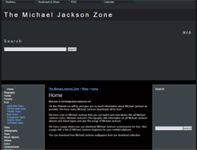 Tablet Screenshot of michaeljackson.widezone.net